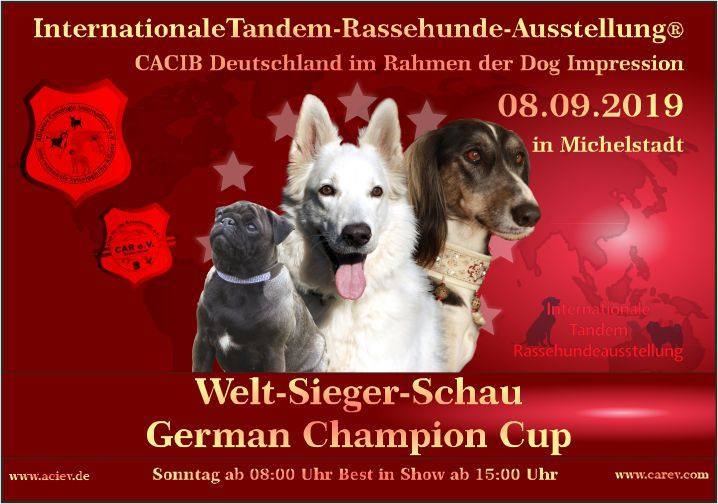 Welt-Sieger-Schau German Champion Cup Sonntag 08.09.2019
